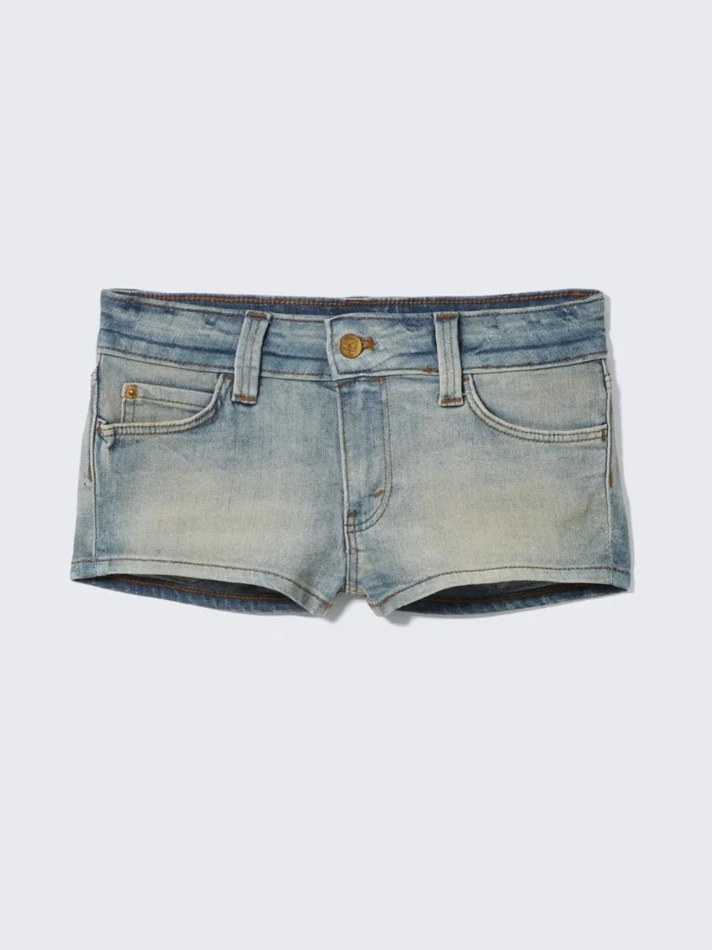 NWOT Weekday Low Rise Mini Jean Shorts